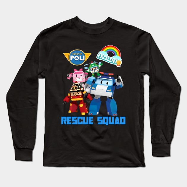 resque squad Long Sleeve T-Shirt by scary poter